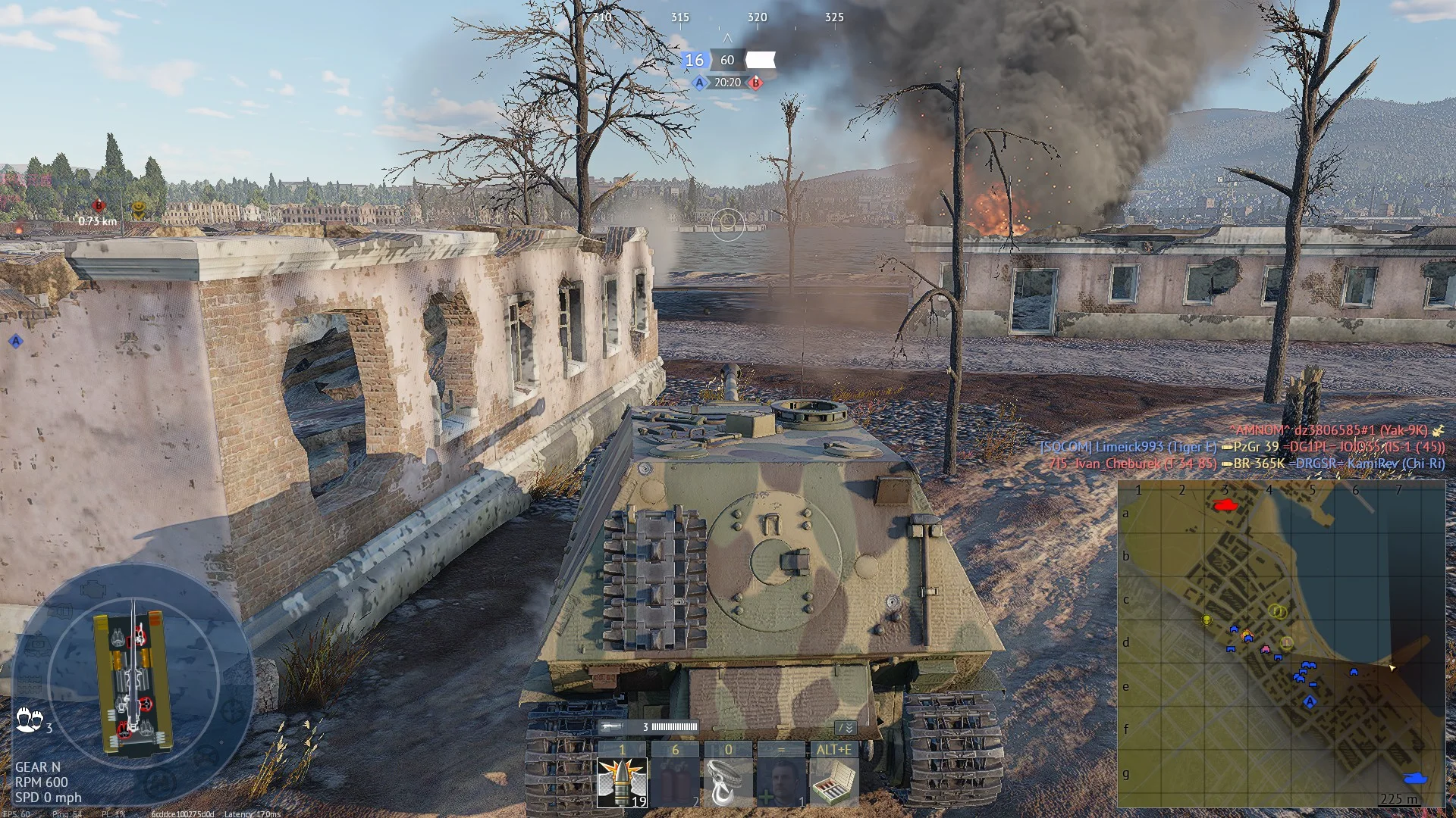 Tactical position on PortNovorossiysk