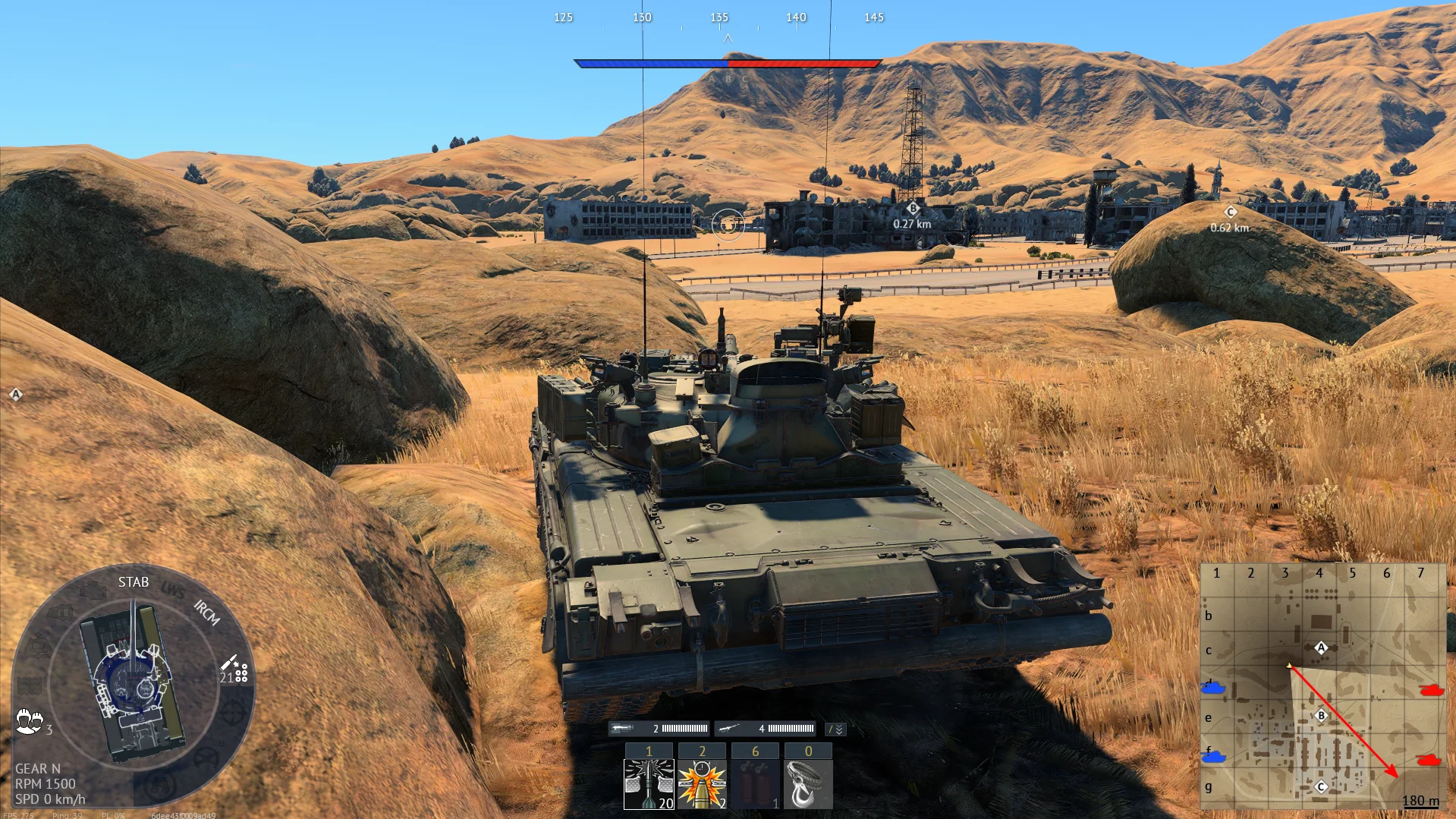 Tactical position on MiddleEast