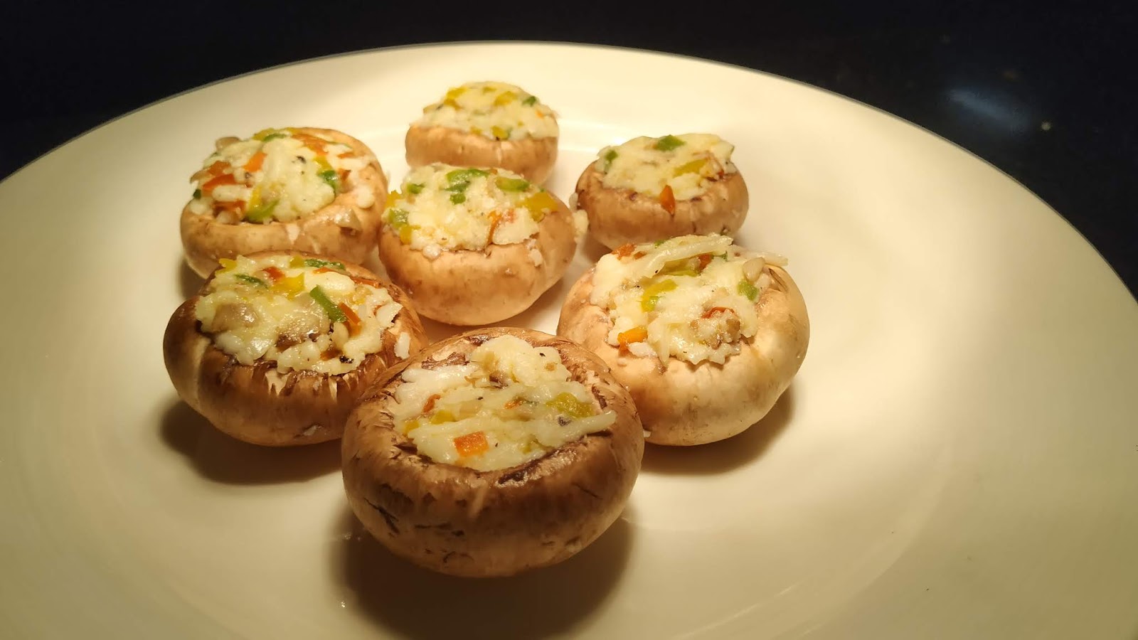 Stuffed Mushroom Tikka