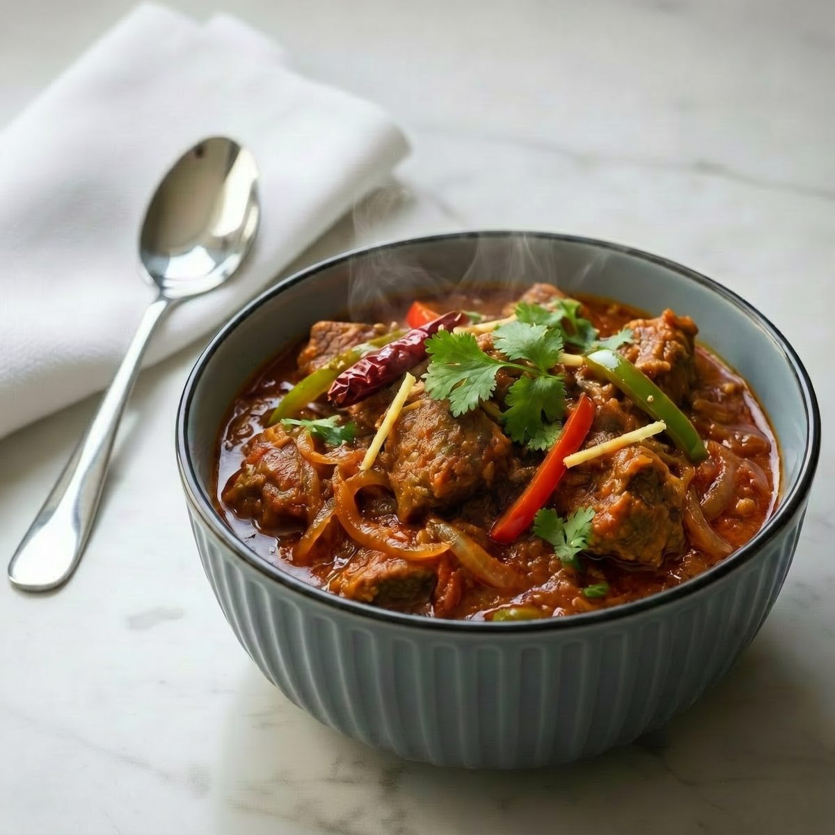 Kadai Goat Curry