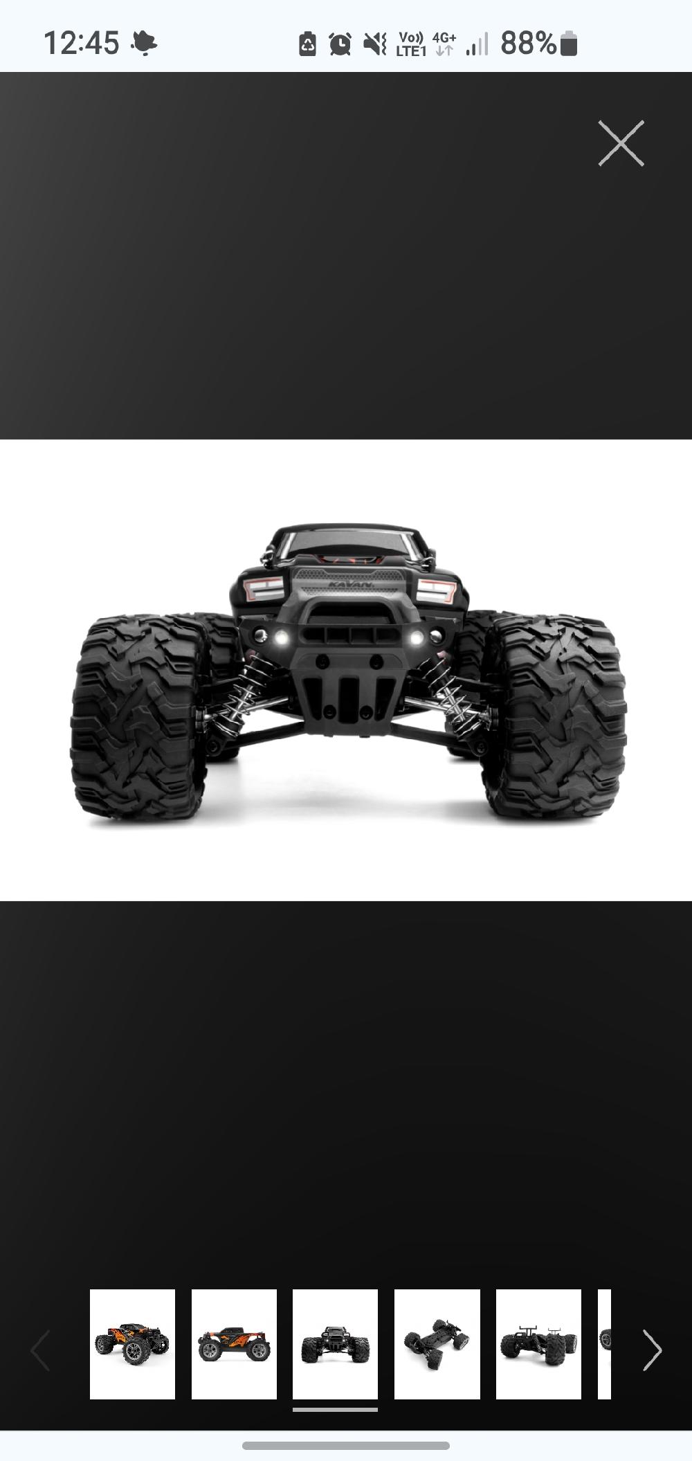 KAVAN GRT-16 Tracker 4WD Monster Truck run photo