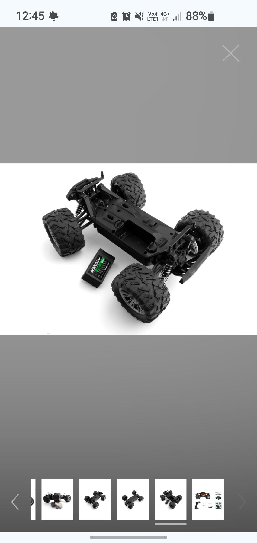 KAVAN GRT-16 Tracker 4WD Monster Truck run photo