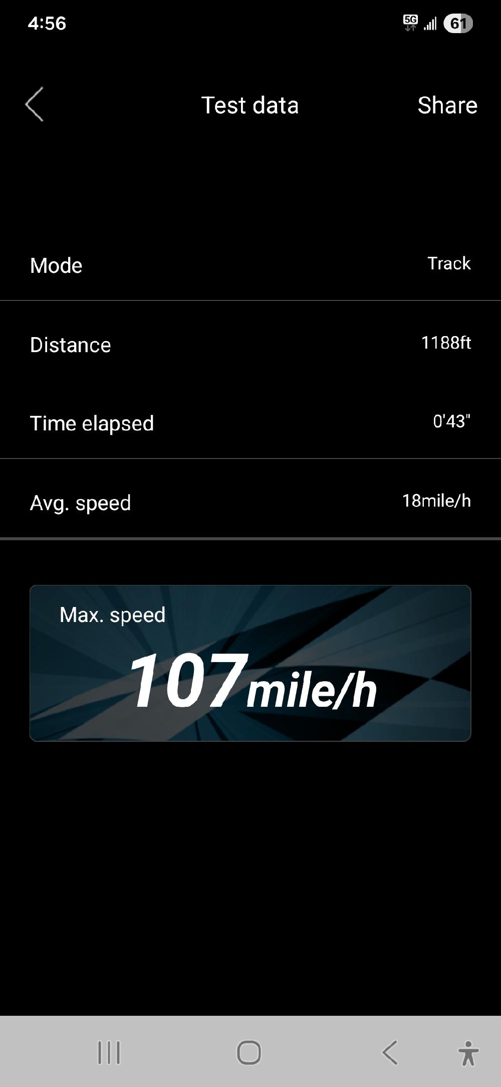 Infraction 1/8 run photo