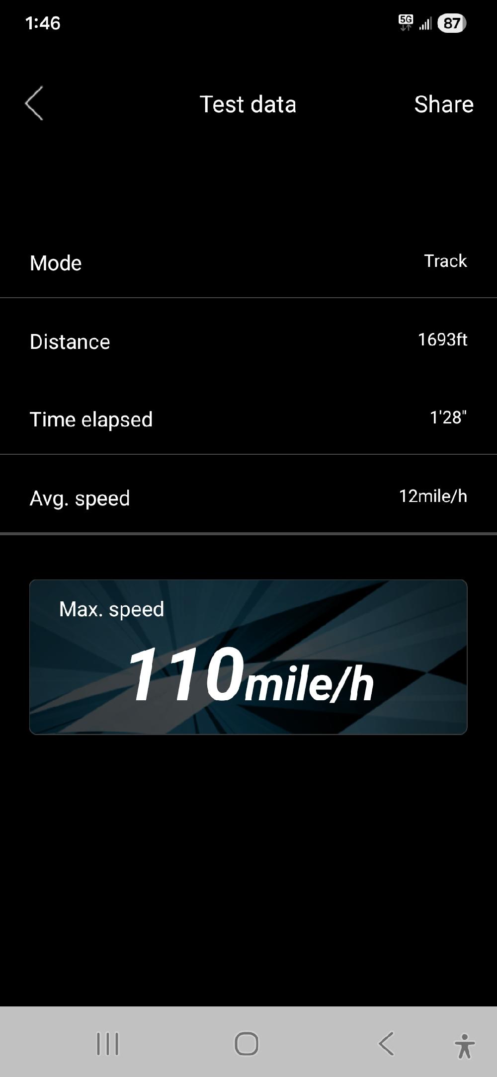 Infraction 1/8 run photo