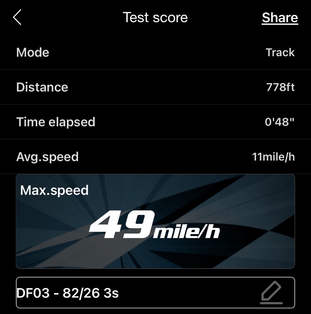 Dark impact DF-03 run photo