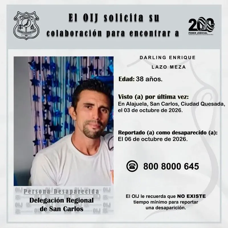 PADRE DE FAMILIA ESTÁ DESAPARECIDA DESDE EL PASADO SÁBADO, SALIÓ A TRABAJAR Y NO REGRESÓ
