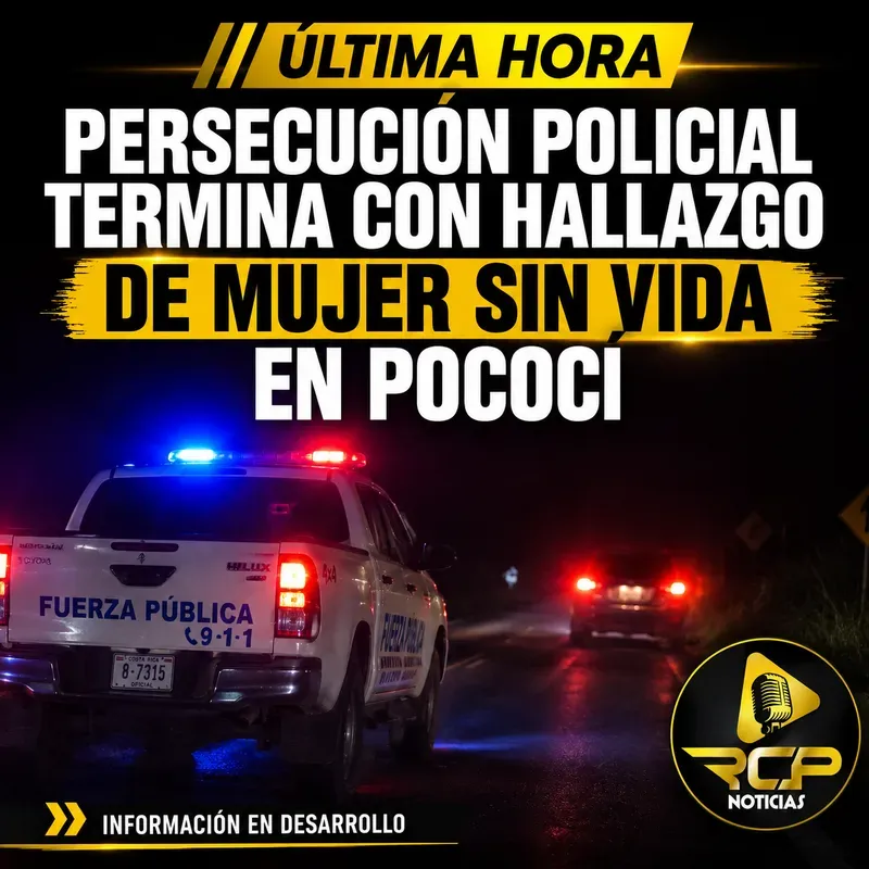 ÚLTIMA HORA | PERSECUCIÓN POLICIAL TERMINA CON EL HALLAZGO DE UNA MUJER SIN VIDA DENTRO DE UN VEHÍCULO EN POCOCÍ