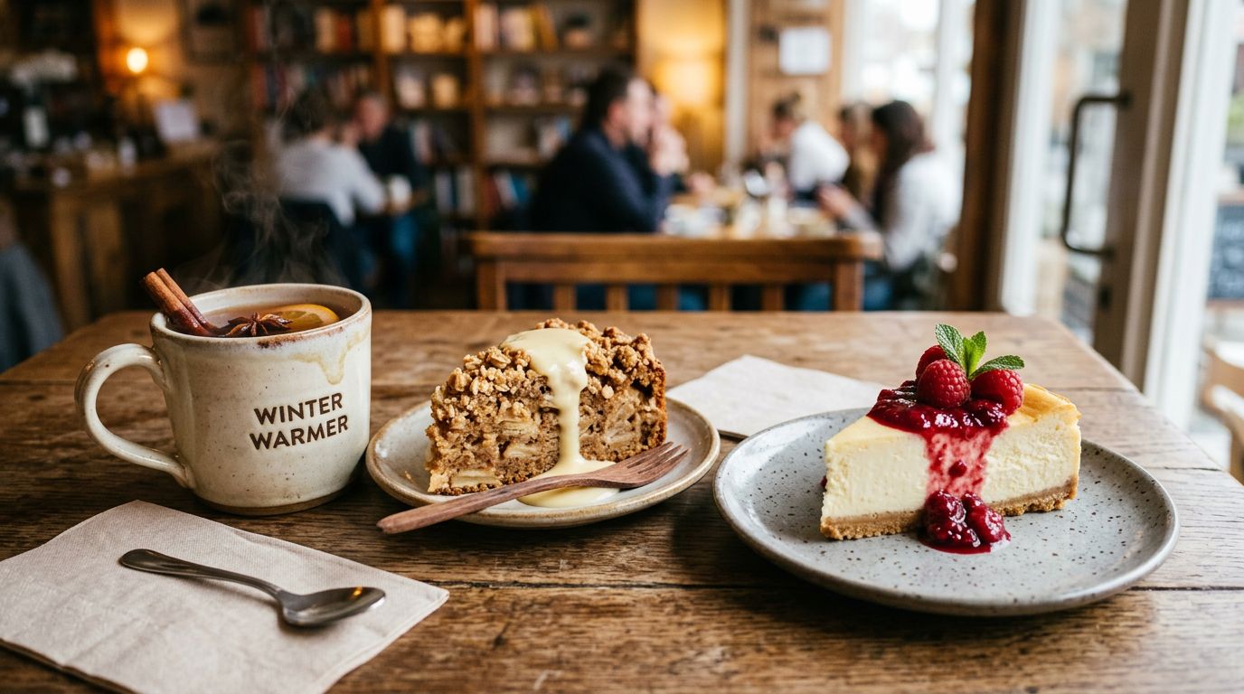 Any Other Hot Drink + Apple Cake/Cheese Cake