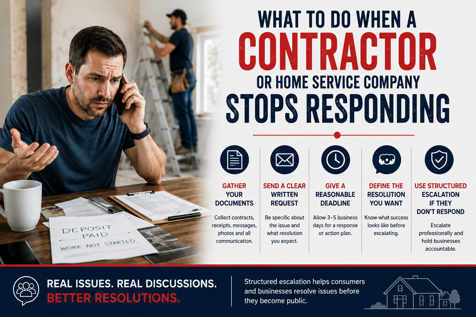 What to Do When a Contractor or Home Service Company Stops Responding
