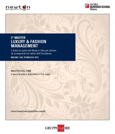Russo De Rosa Associati scelto da IlSole24ore quale partner del 3° Master Luxury & Fashion Management