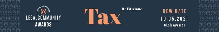 Lo Studio, Leo De Rosa e Andrea Bolletta tra i finalisti ai Legalcommunity Tax Awards 2021