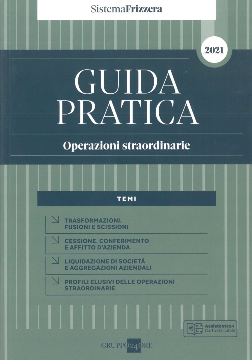 Operazioni straordinarie 2021