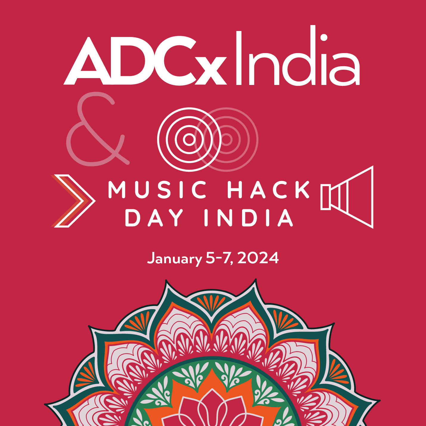 ADCx India & Music Hack Day India January 5-7 2024