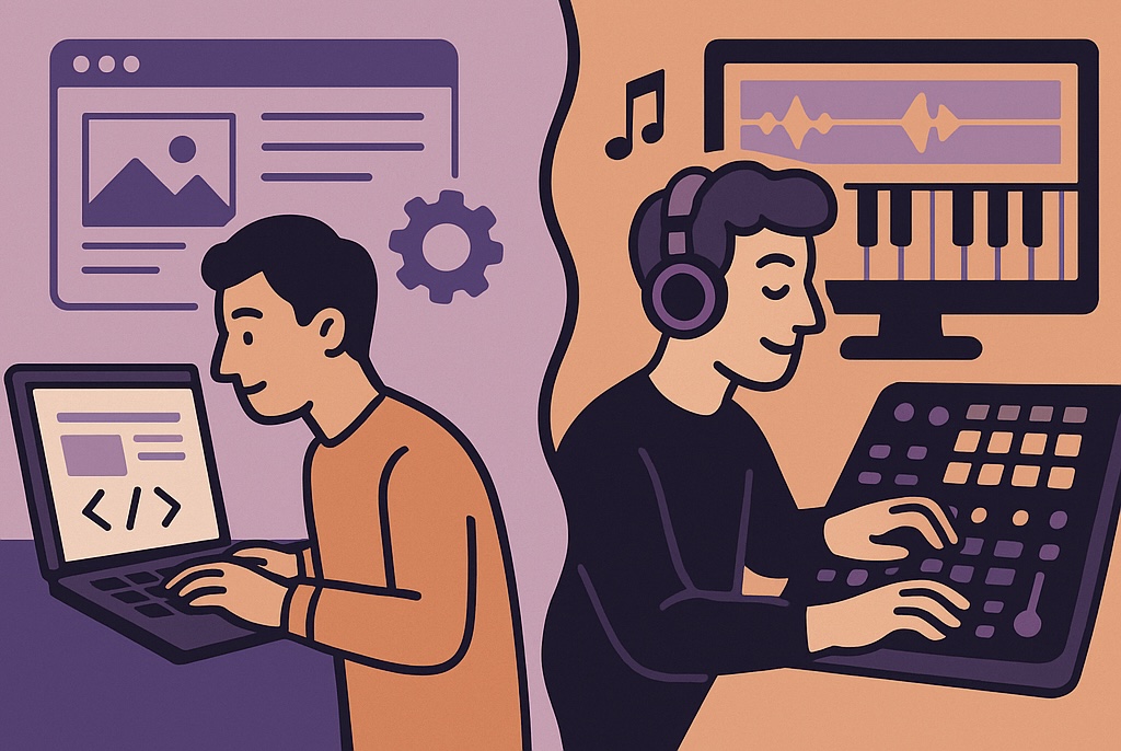web-app-vs-music-tech-product-mindset