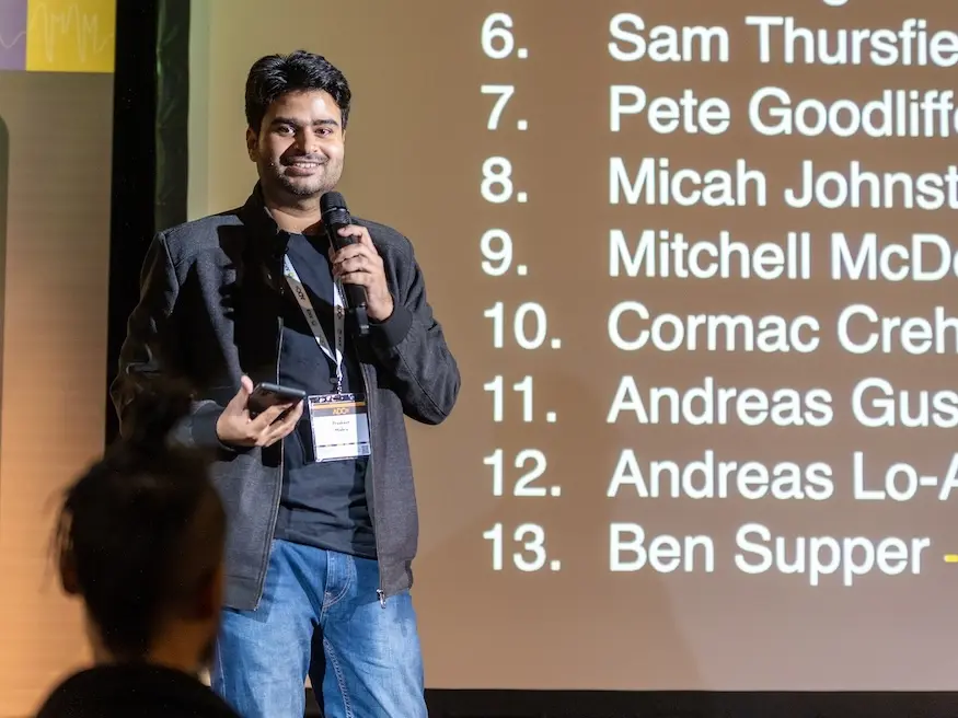 Prashant Mishra at ADC 2022 Open Mic The Audiophile Standup