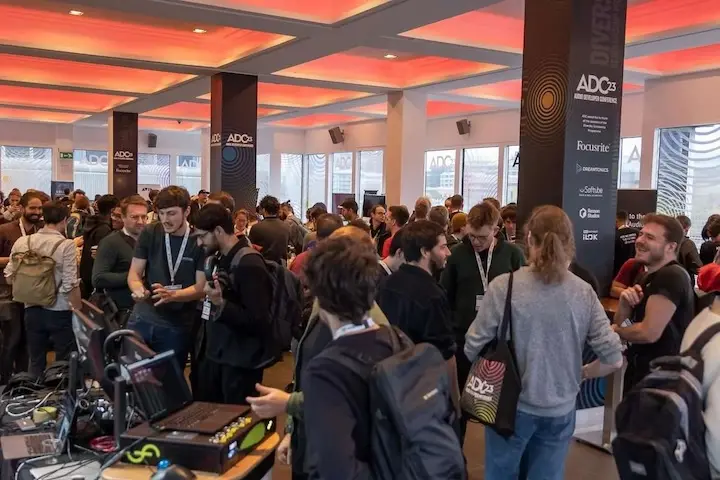 ADC attendees during breaks