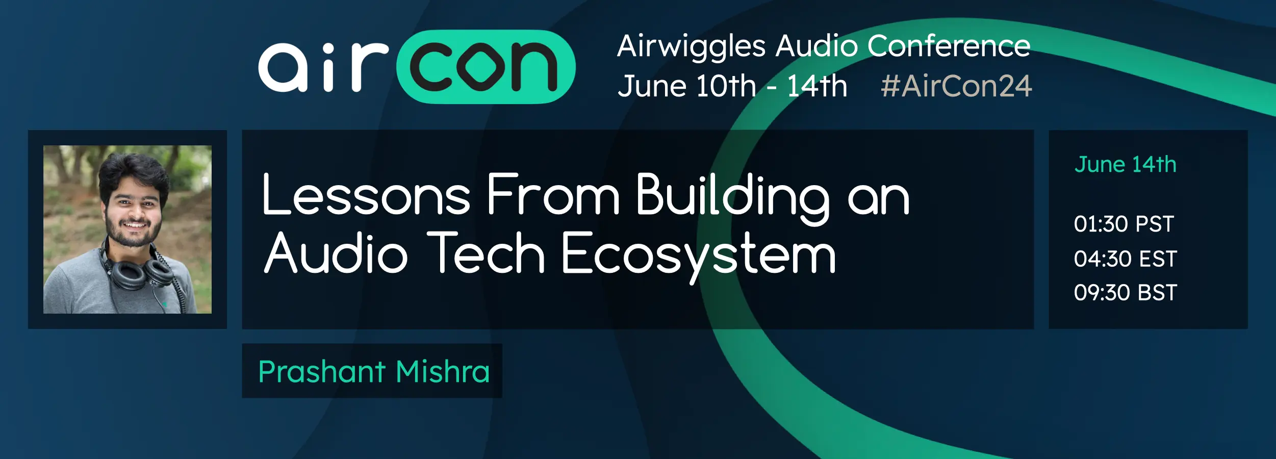 AirCon24 talk by Prashant Mishra - Lessons from Building an Audio Tech Ecosystem