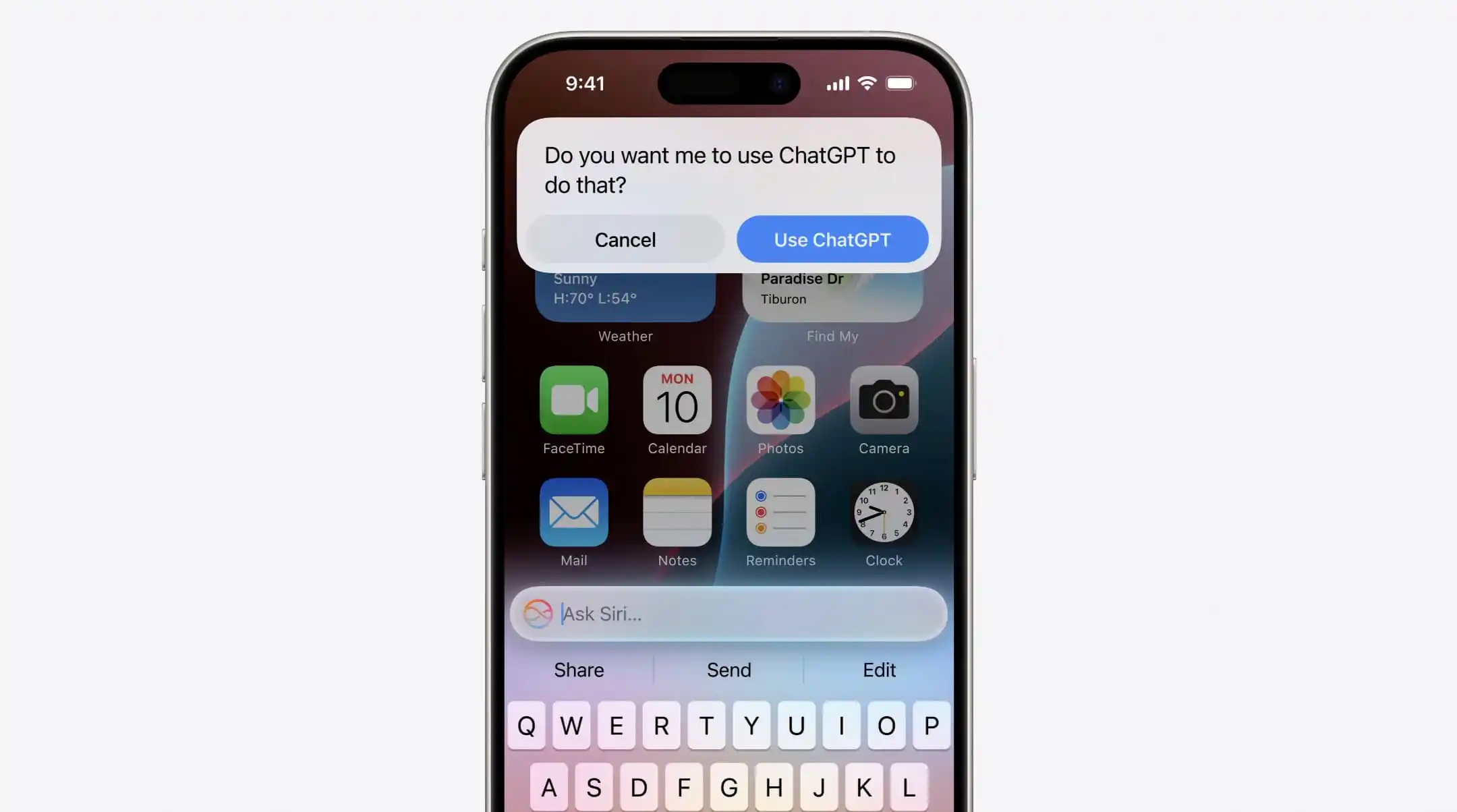 Siri with ChatGPT