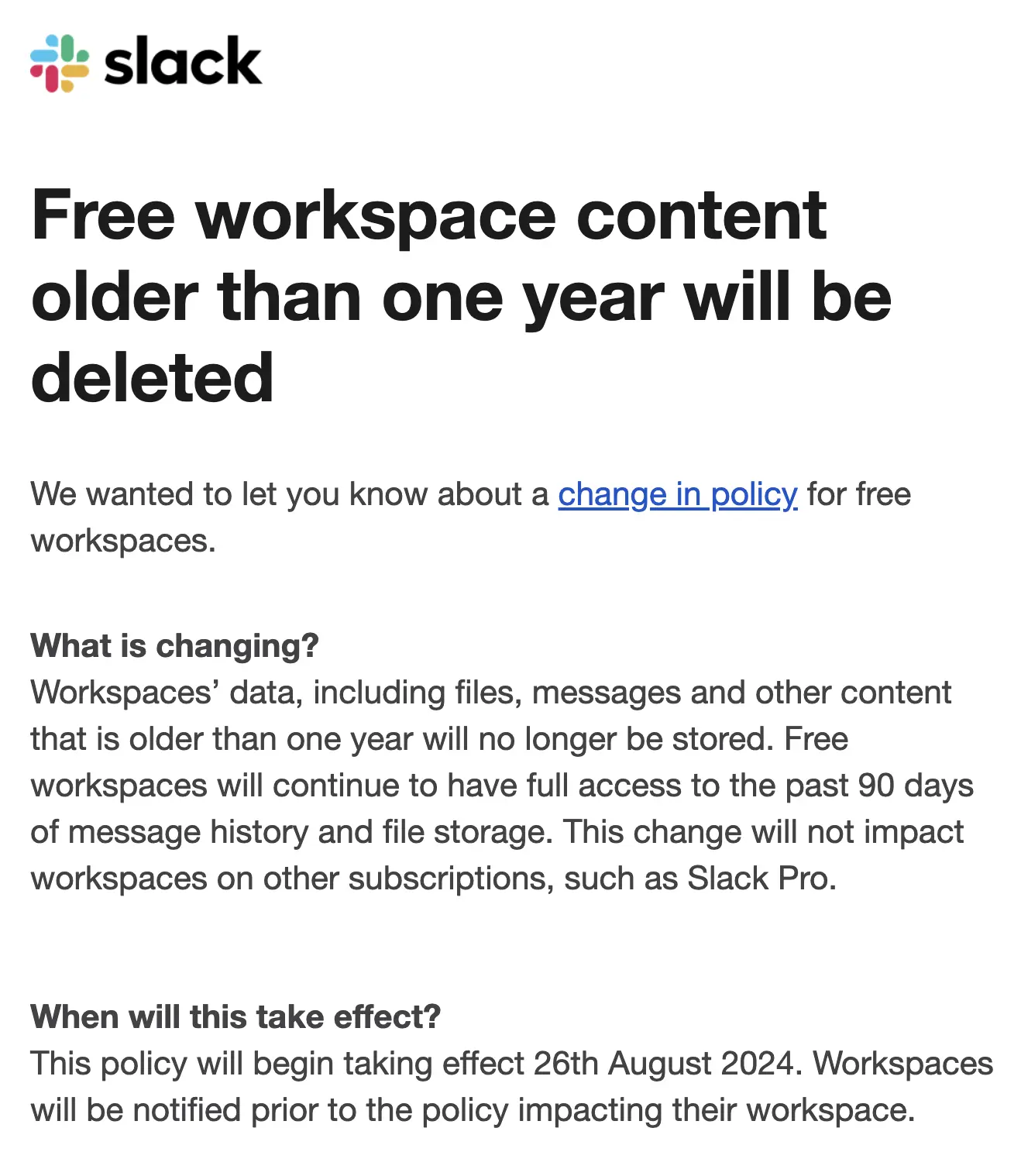 slack-notification-about-free-tier-policy-change