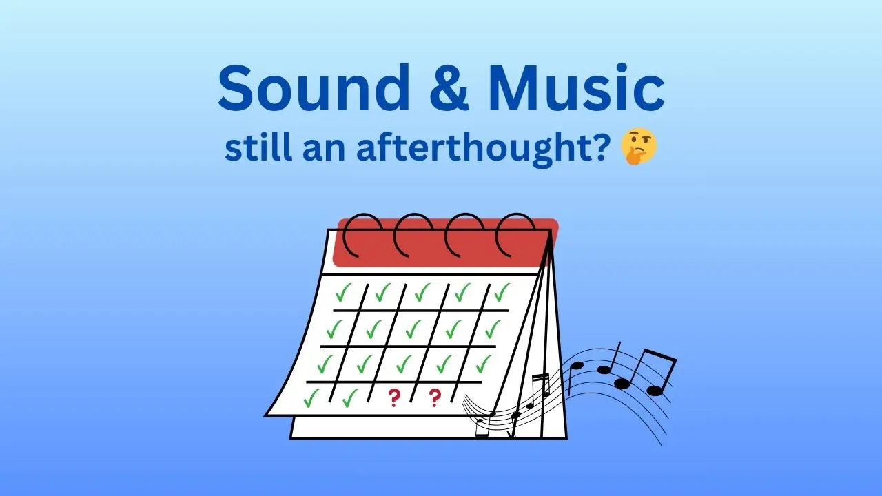 Sound and Music, an afterthought