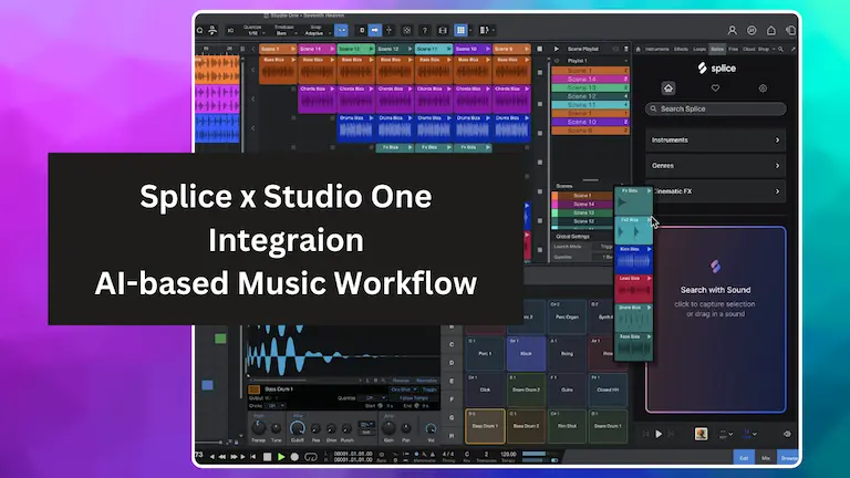 splice studio one integration – AI based music workflow idea by Prashant Mishra