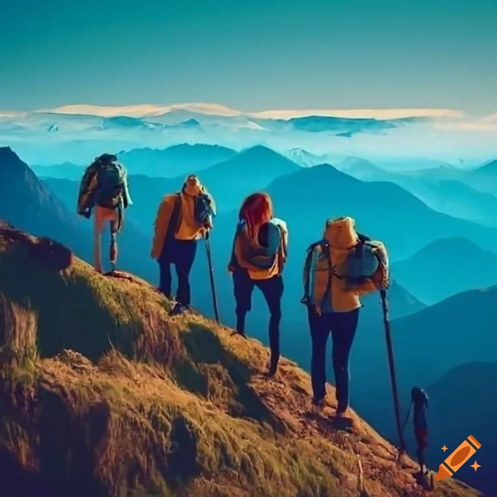 Travelling, trekking, hiking