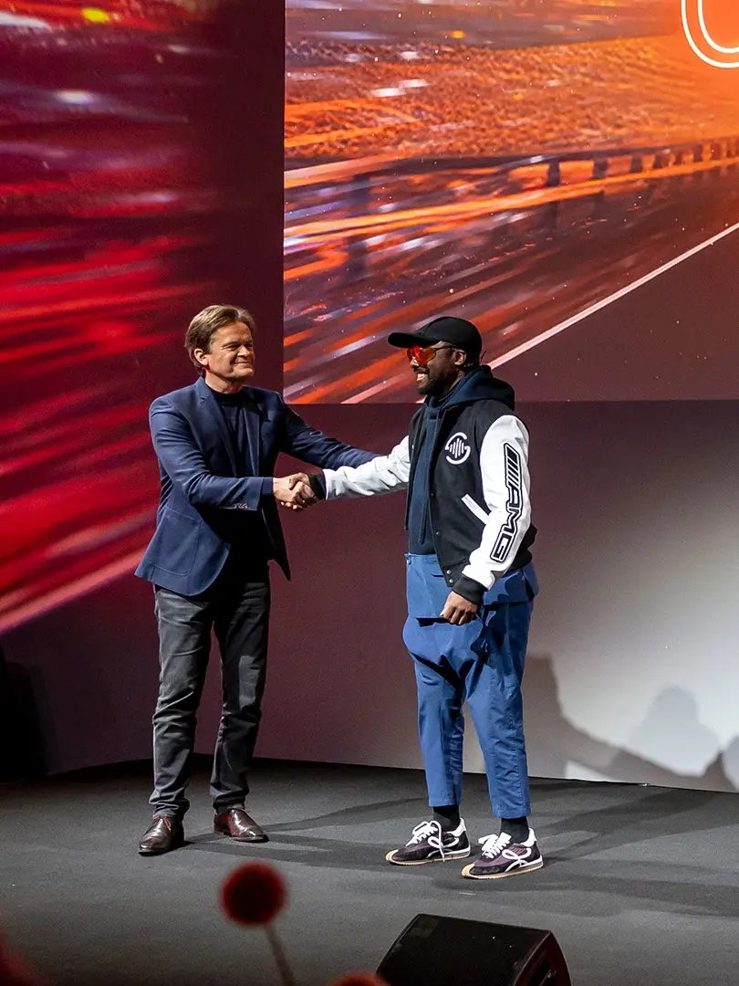 will.i.am with mercedes