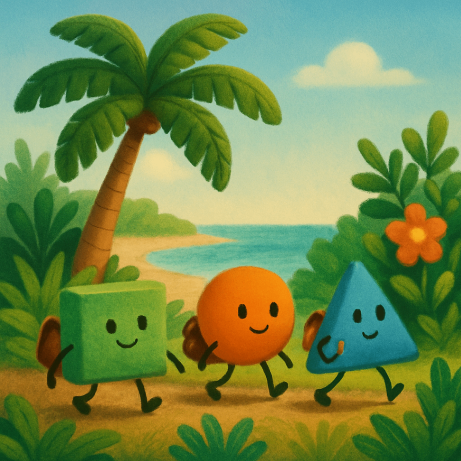 Shape Island Season 2: Square, Circle & Triangle Explore New Adventures on August 29