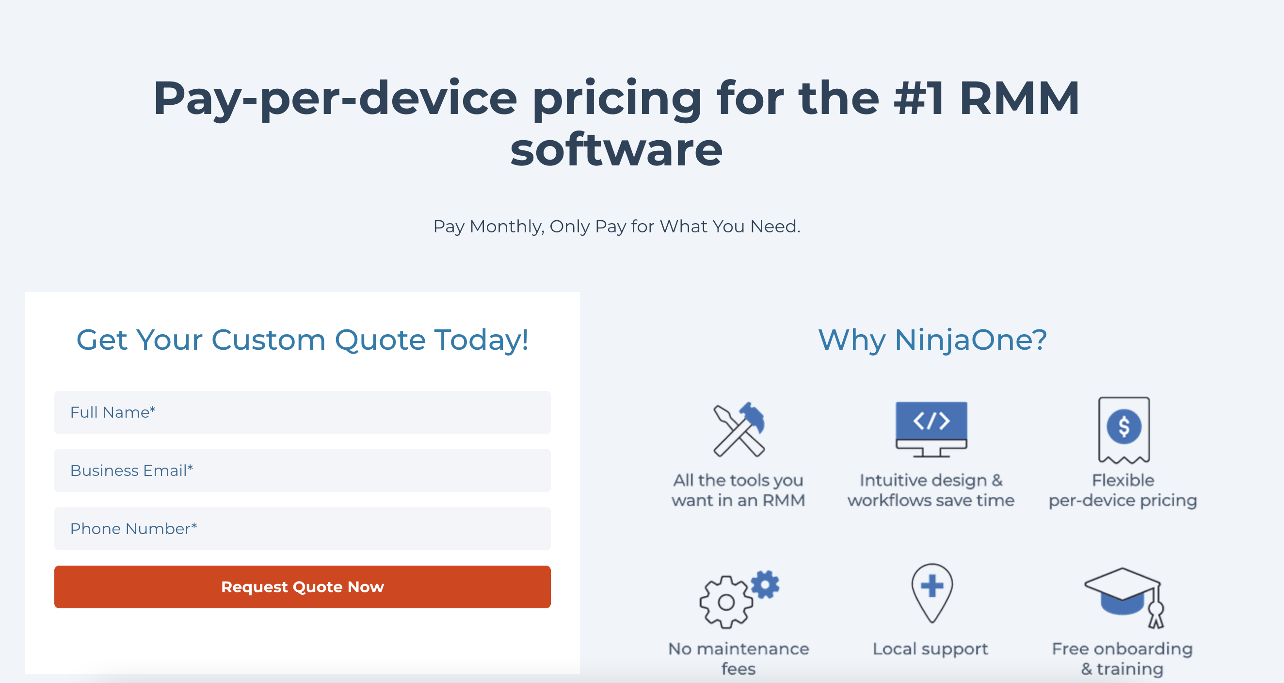 Pricing Page