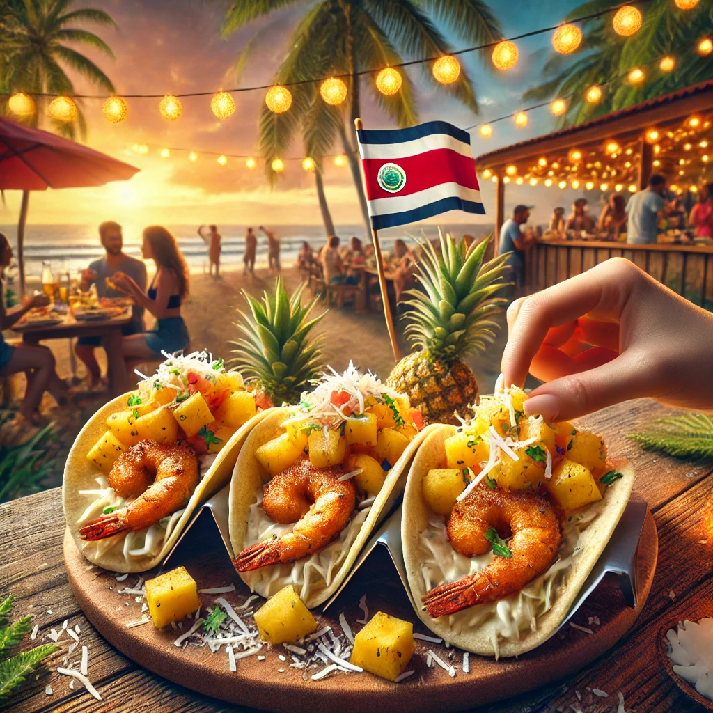 Tropical Coconut Shrimp Tacos with Pineapple Salsa Fresca