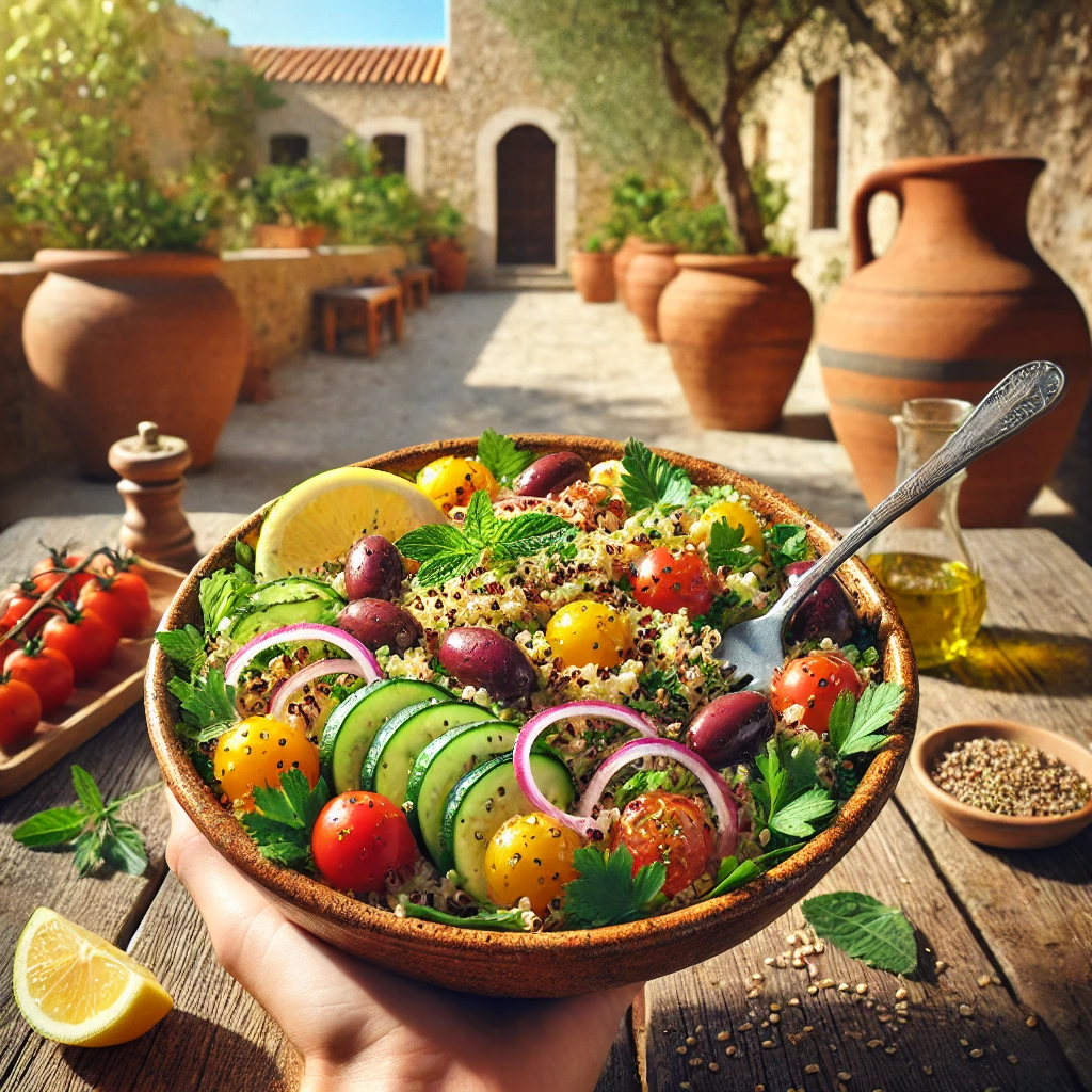 Sun-kissed Mediterranean Quinoa Salad