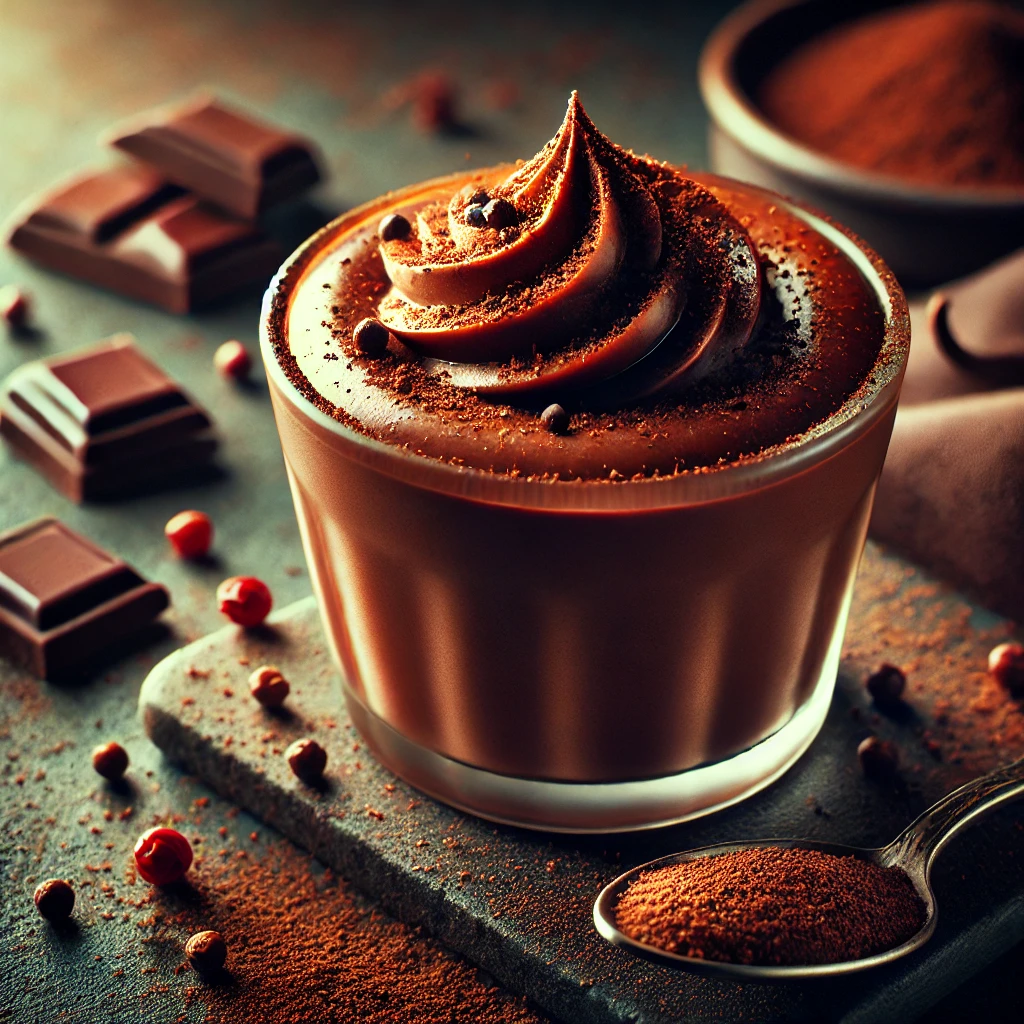 Szechuan Spiced Chocolate Mousse