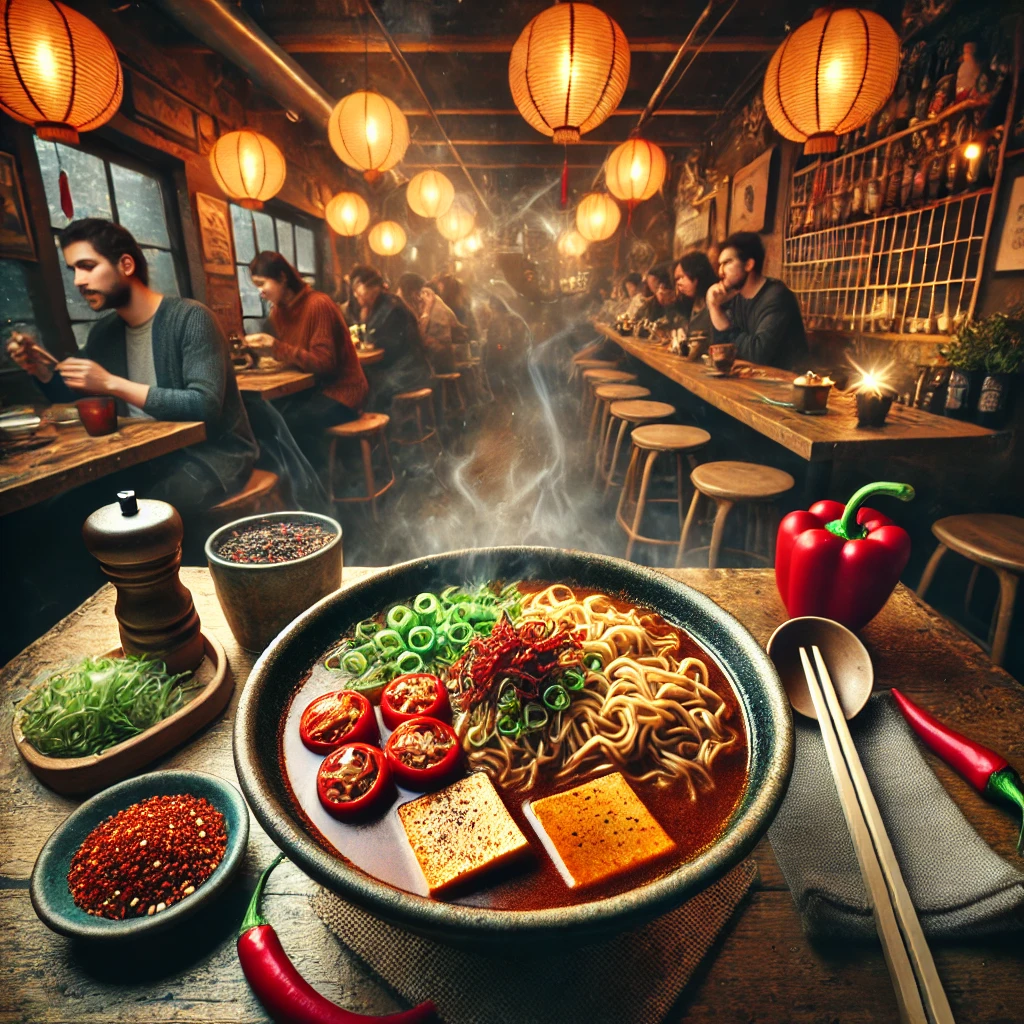 Spicy Chocolate Miso Ramen