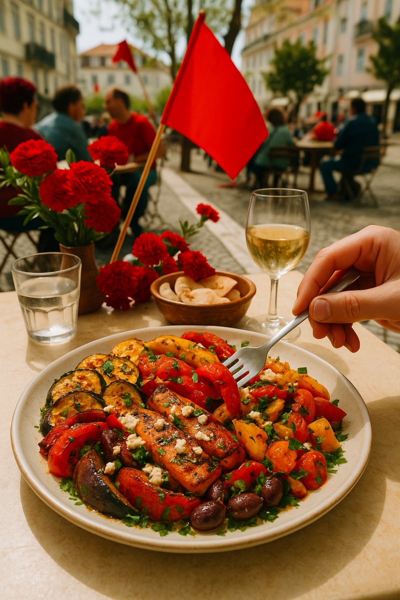 Harissa Roasted Vegetable Mezze Platter
