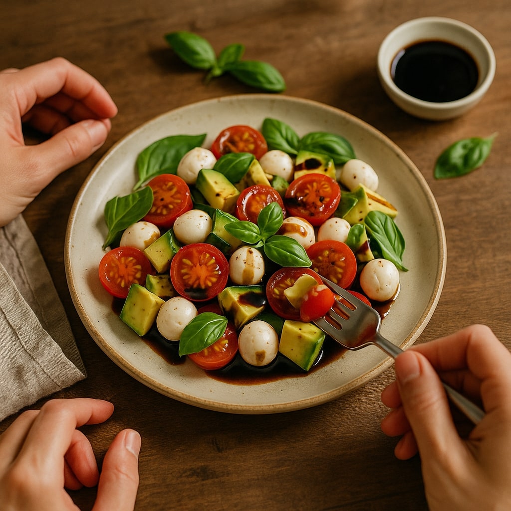 Caprese Avocado Salad