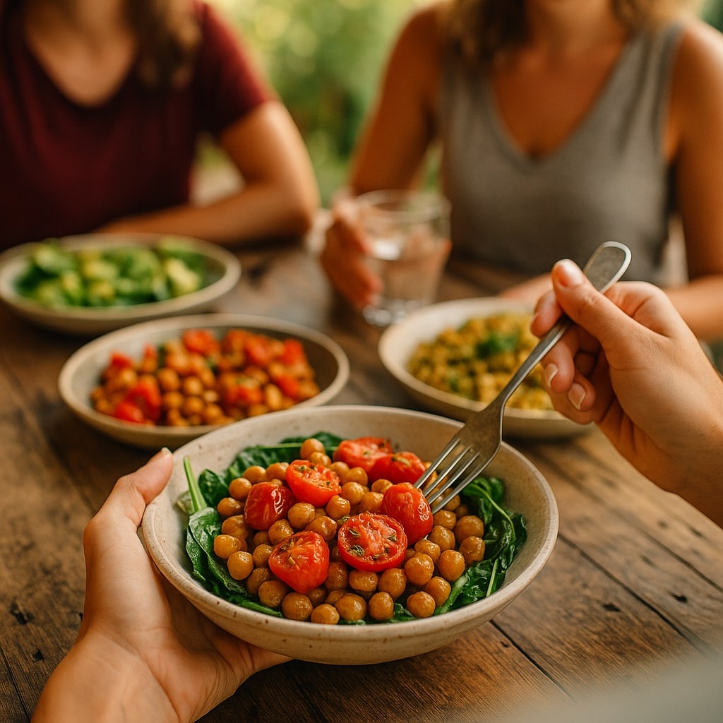 Savory Roasted Tomato & Chickpea Bowl