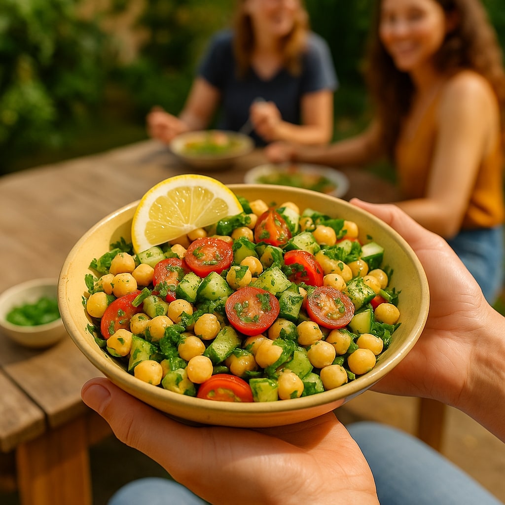 Herbed Lemon Chickpea Salad