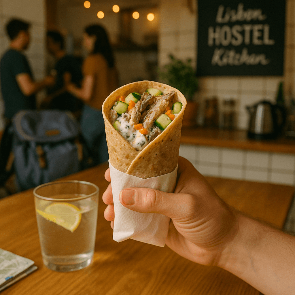 Checkpoint Wrap: Sardine-Yogurt Herb Crunch
