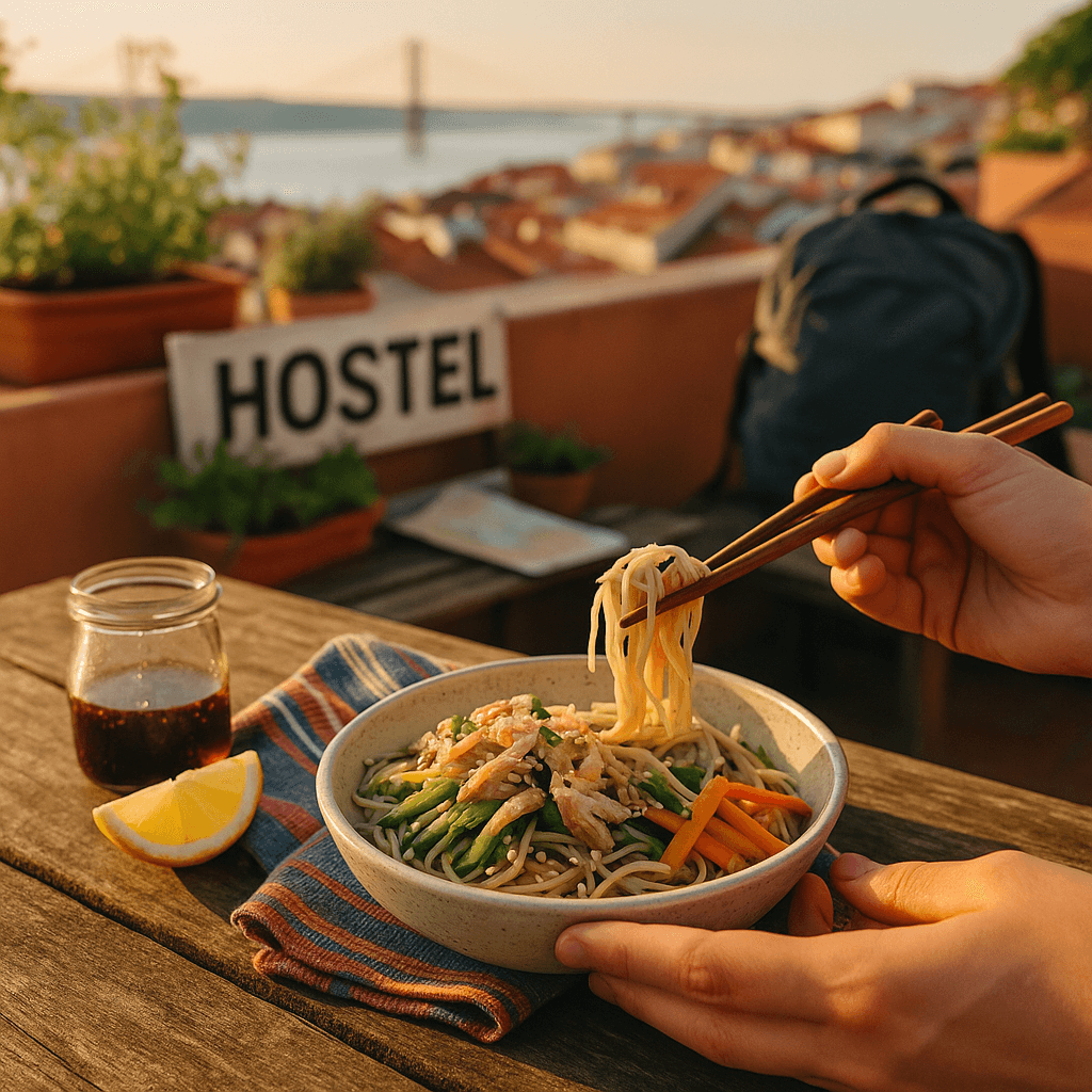 Chilled Soba & Smoked Mackerel Salad