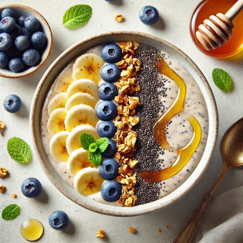 Chia Seed Banana Smoothie Bowl