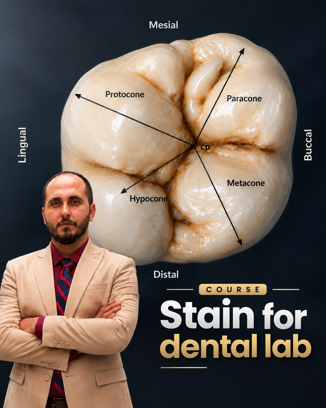 stain for dental lab