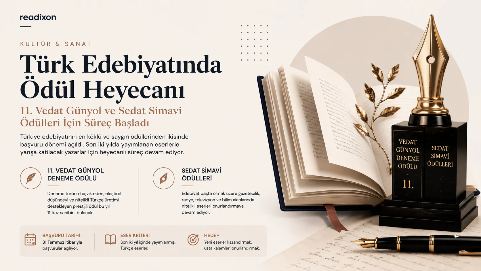 Türk Edebiyatında Ödül Heyecanı