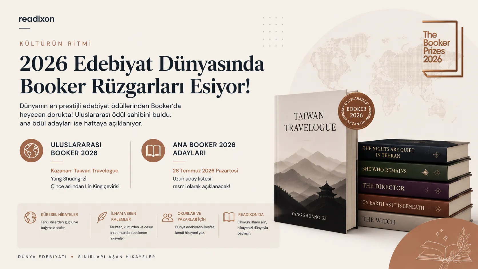 Kültürün Ritmi Booker'da atıyor.