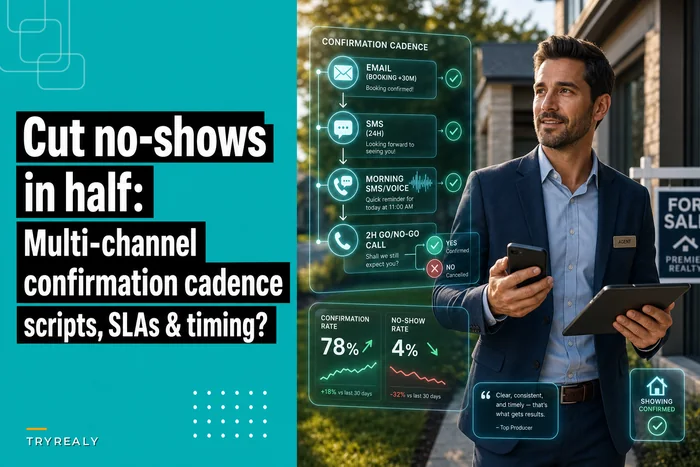 Cut showing no‑shows in half: a multi‑channel confirmation cadence with scripts and SLAs