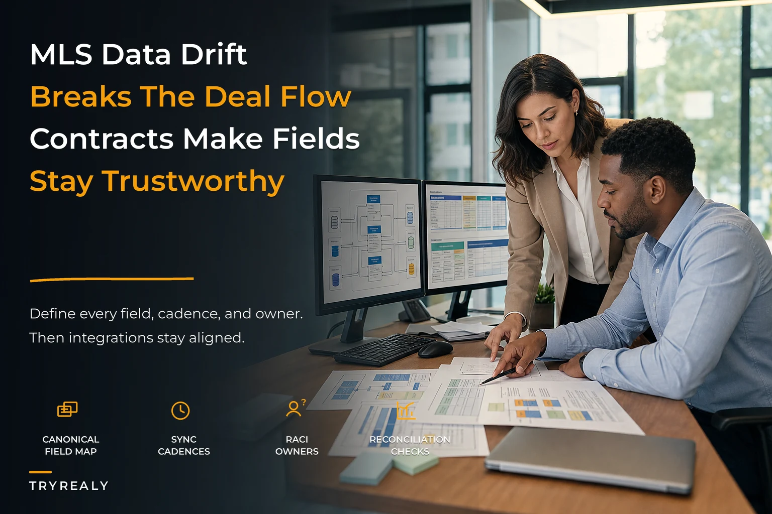 Data-contract playbook for MLS, CRM and vendor integrations