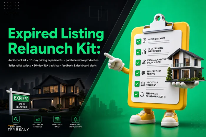 Expired‑listing relaunch packet: audit checklist, relist scripts and a 30‑day relaunch SLA