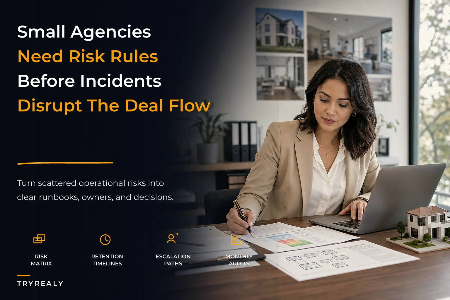Operational risk framework for small real estate agencies