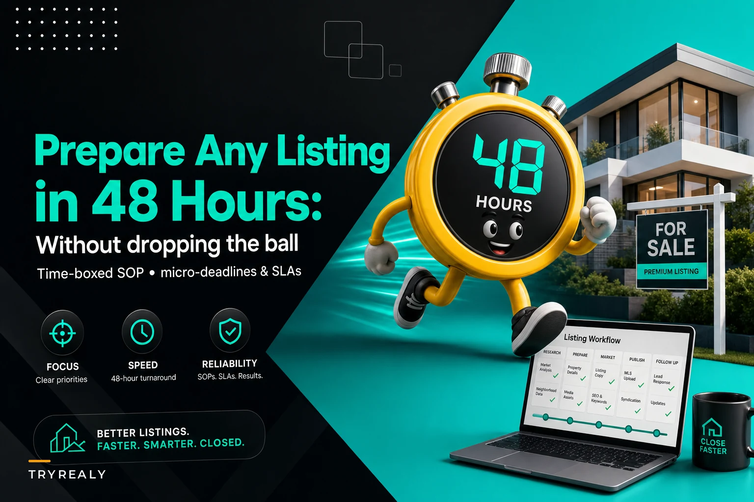 Prepare any listing in 48 hours without dropping the ball: a time-boxed SOP for small teams