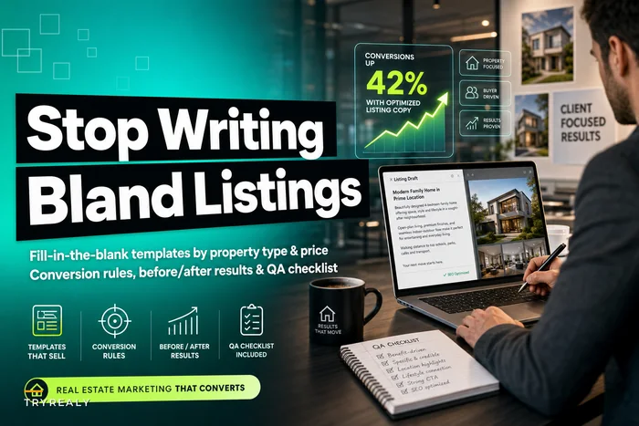 Stop writing bland listings: conversion‑focused property description templates and QA checklist