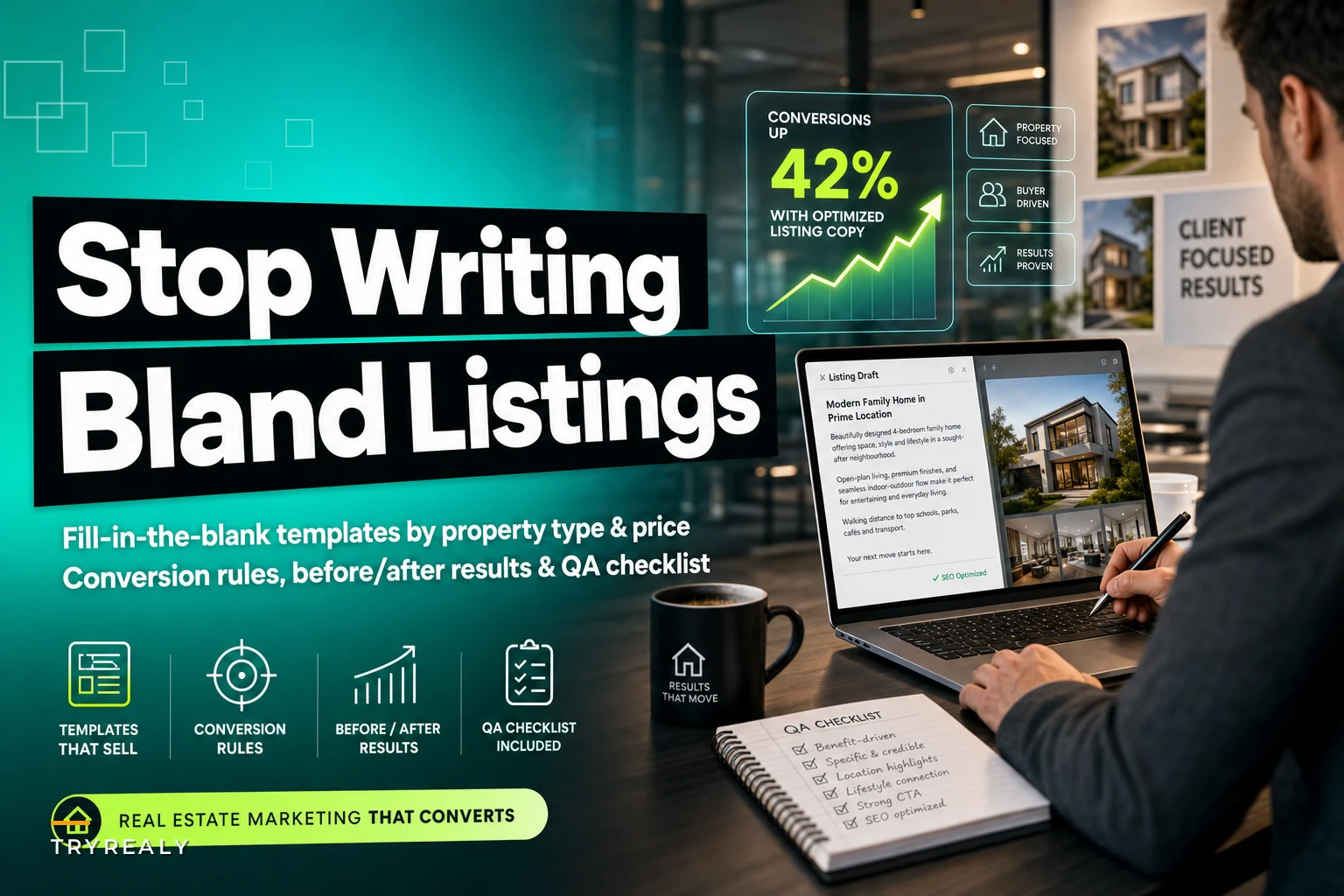 Stop writing bland listings: conversion‑focused property description templates and QA checklist